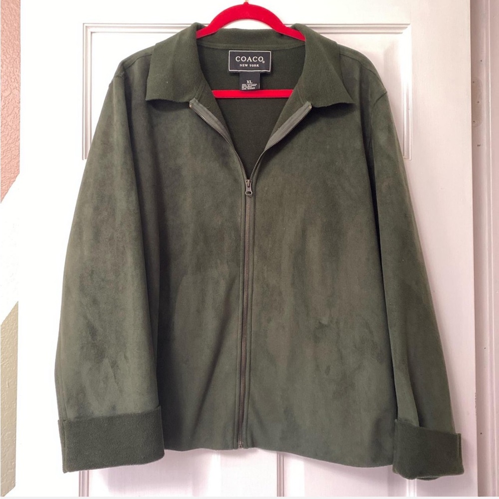 COACO Men's Olive Green Lightweight Jacket